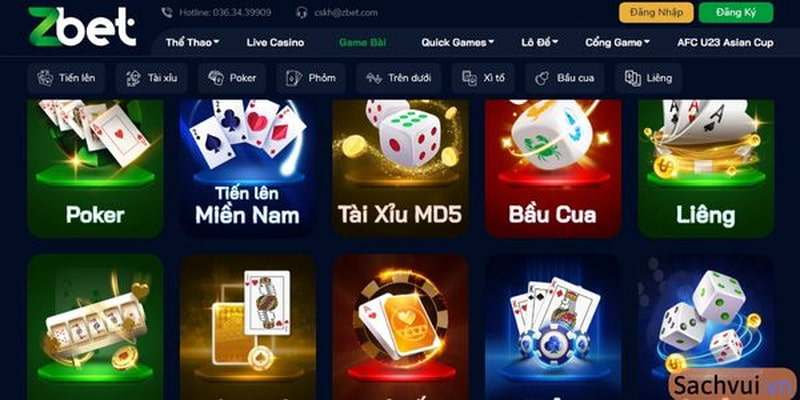 Giới thiệu tổng quan game tiến lên đếm lá tại Zbet